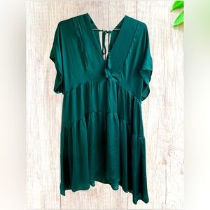 Eesome Green Mini Dress